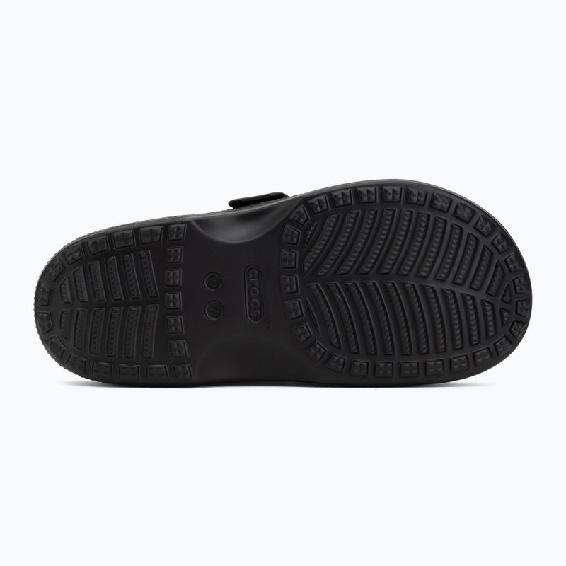Moteriškos šlepetės Crocs Saturday Metallic Buckle black 4