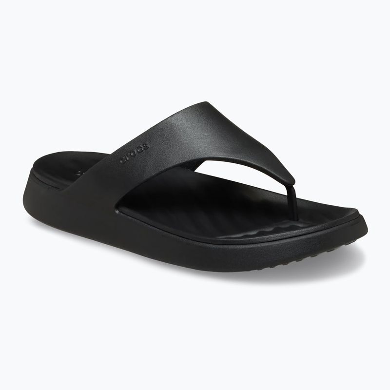 Moteriškos šlepetės per pirštą Crocs Getaway Triangle black 8