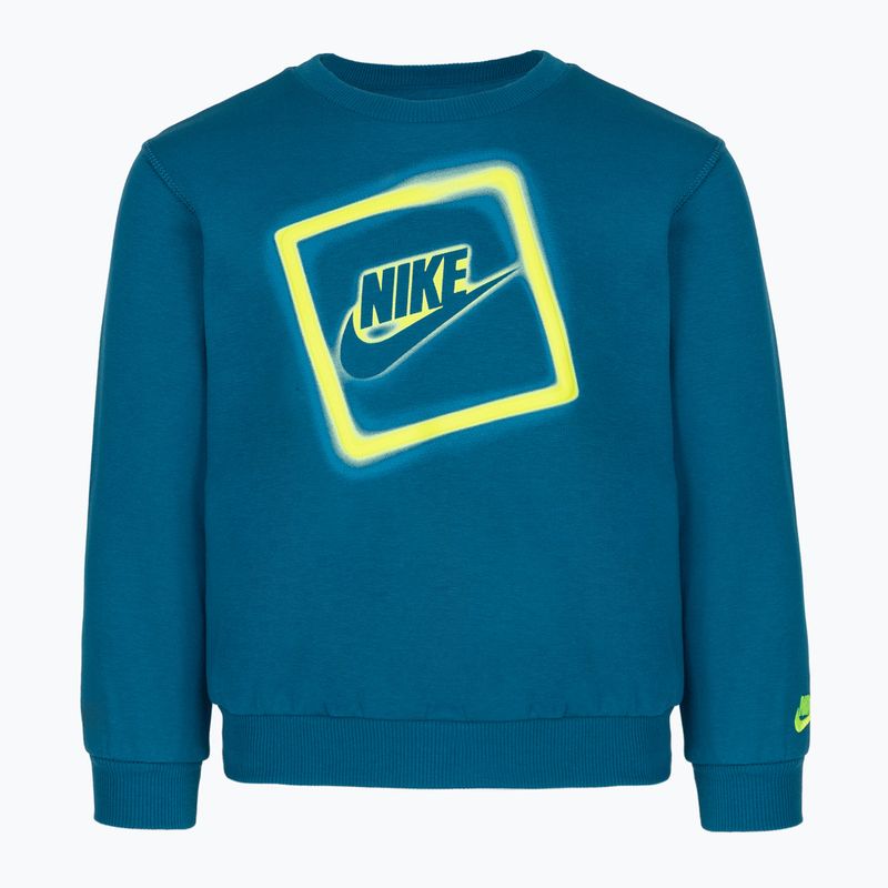 Vaikiškas sportinis kostiumas Nike Sportswear Get With Me Lightweight Fleece green abyss 3