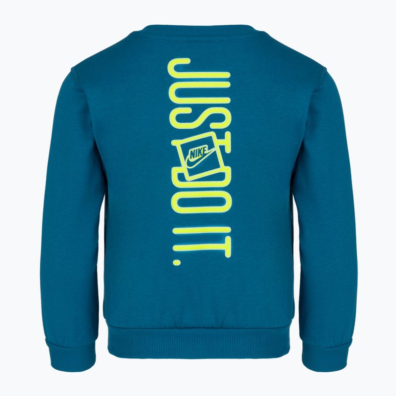 Vaikiškas sportinis kostiumas Nike Sportswear Get With Me Lightweight Fleece green abyss 4