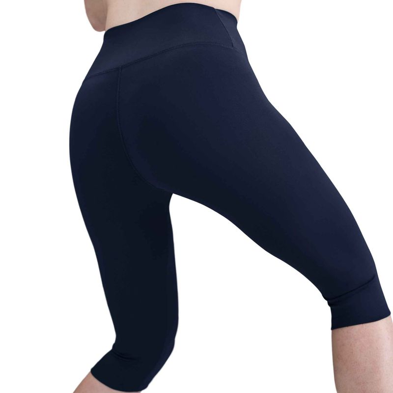 Moteriškos tamprės Nike One High Waisted Capri midnight navy/white 5