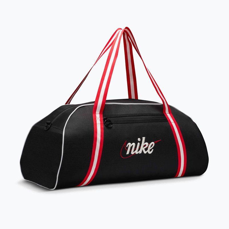 Moteriškas sportinis krepšys Nike Gym Club Retro 24 l black/university red/sail 2