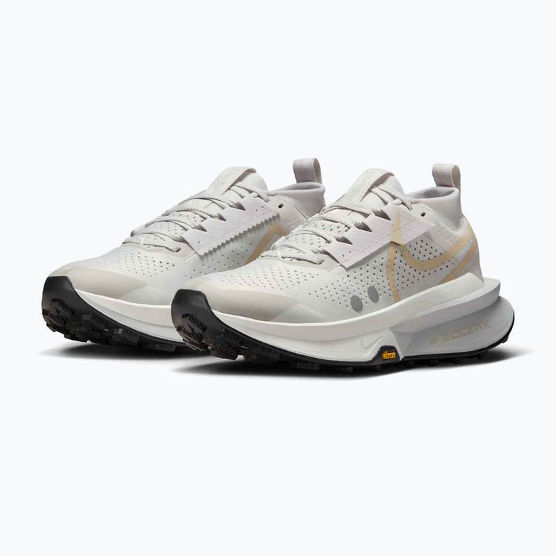 Nike Zegama 2 moterų bėgimo bateliai vast grey/sanddrift/summit white/black 3