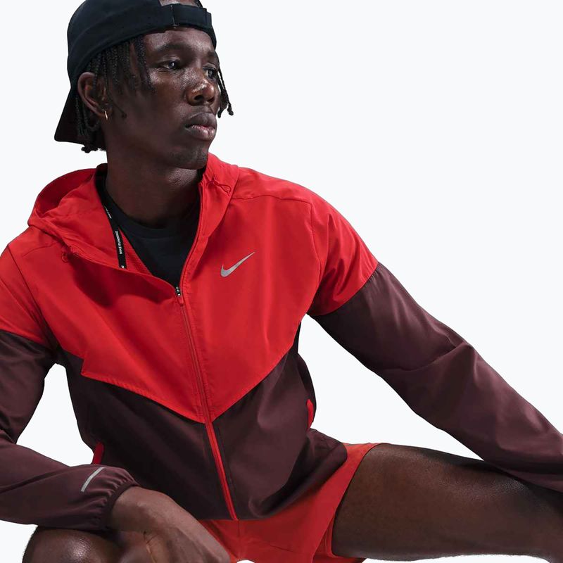 Nike Impossibly Light Windrunner vyriška bėgimo striukė light crimson/burundy crush 6