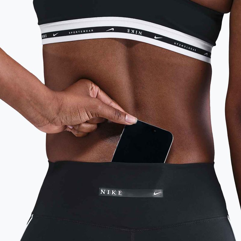 Moteriški šortai Nike One Dri-Fit Biker 5" black/white 7