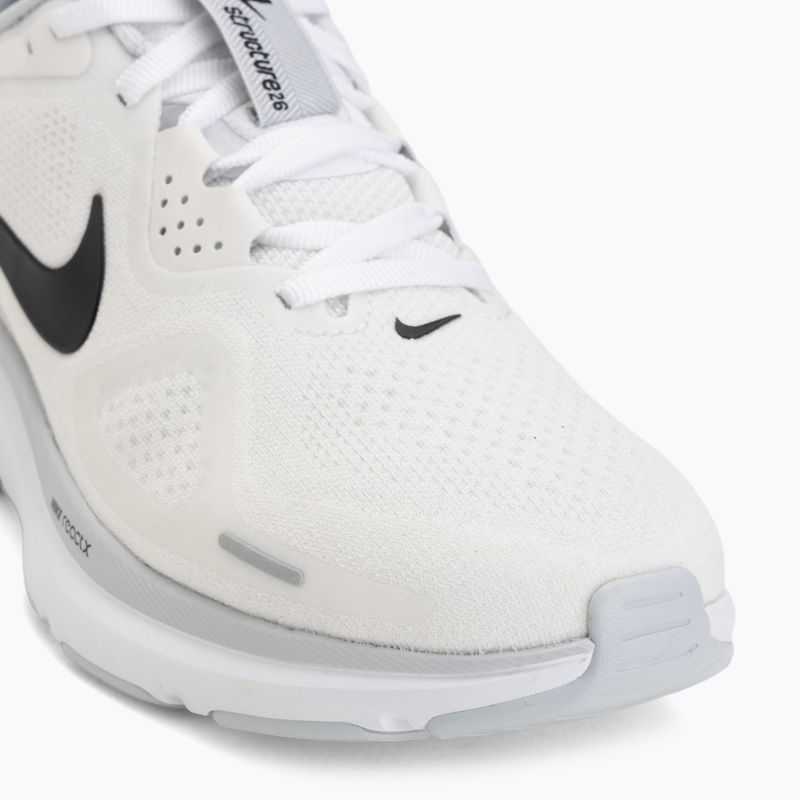 Moteriški bėgimo batai Nike Structure 26 white/pure platinum/black 7