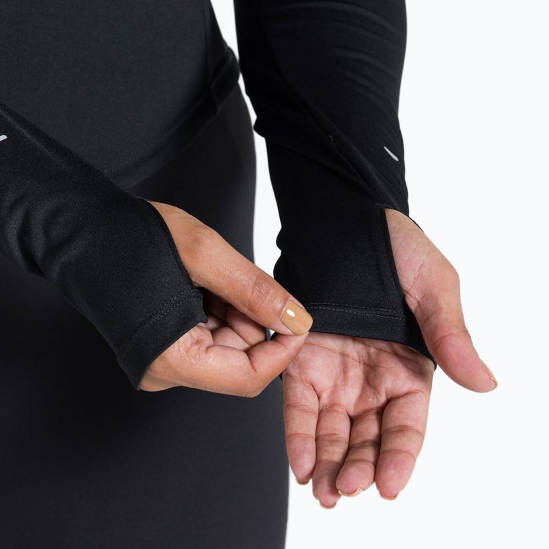 Moteriškas bėgimo džemperis Nike Tempo Dri-Fit 1 / 4 Zip black 5