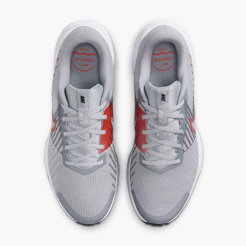 Vyriški bėgimo batai Nike Run Defy wolf grey / bright crimson / black / white 7