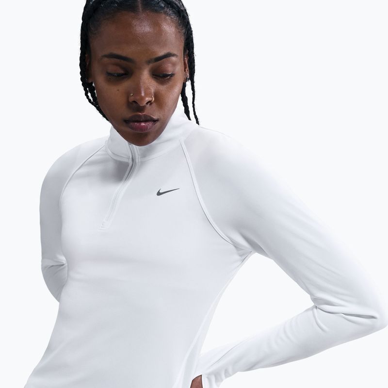 Moteriškas bėgimo džemperis Nike Tempo Dri-Fit 1/4 Zip white