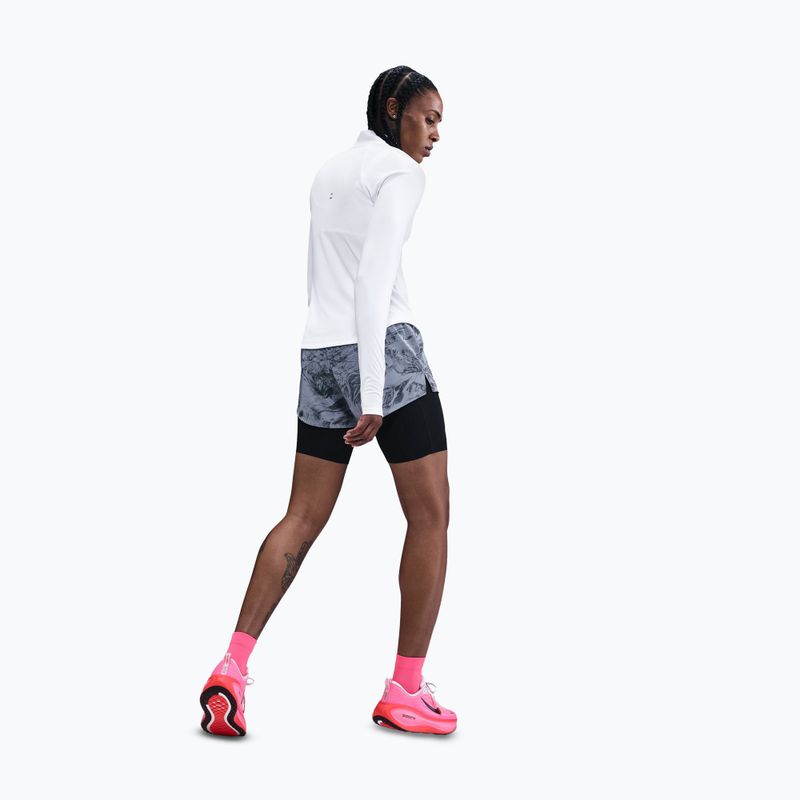 Moteriškas bėgimo džemperis Nike Tempo Dri-Fit 1/4 Zip white 3