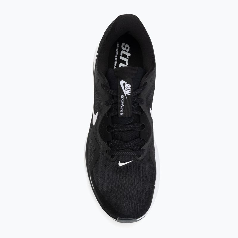 Vyriški bėgimo batai Nike Structure 26 black/cool grey/metallic silver/white 5