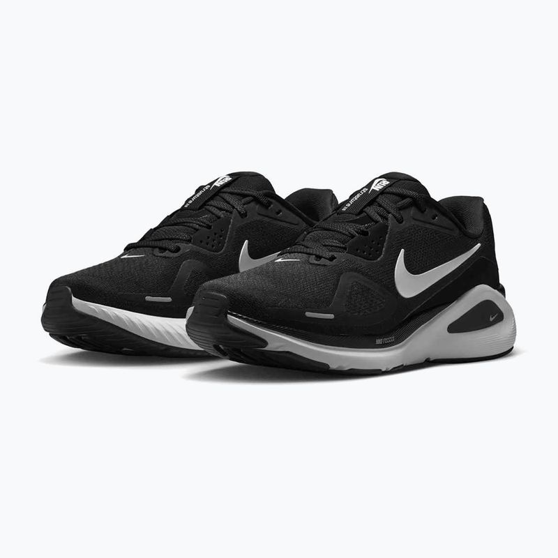 Moteriški bėgimo bateliai Nike Structure 26 black/cool grey/metallic silver/white 10