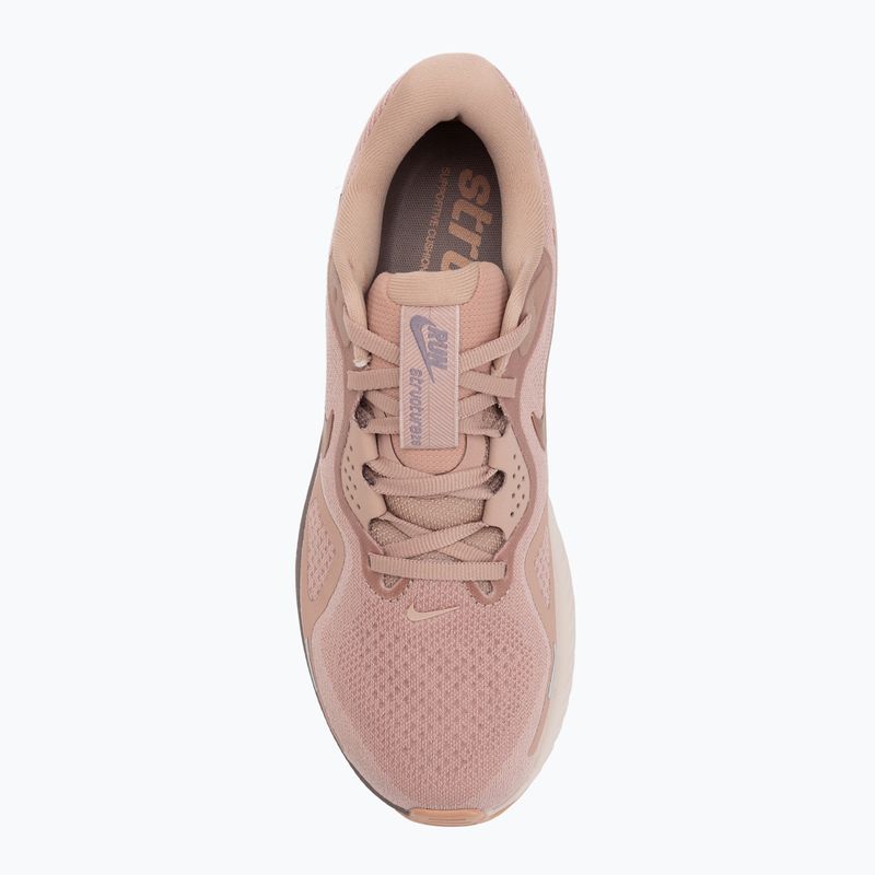 Moteriški bėgimo bateliai Nike Structure 26 particle pink/taupe grey/silt red/metal rose gold 5