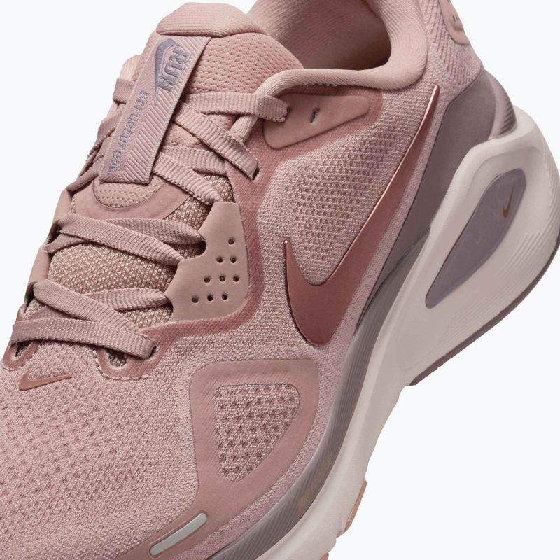 Moteriški bėgimo bateliai Nike Structure 26 particle pink/taupe grey/silt red/metal rose gold 8