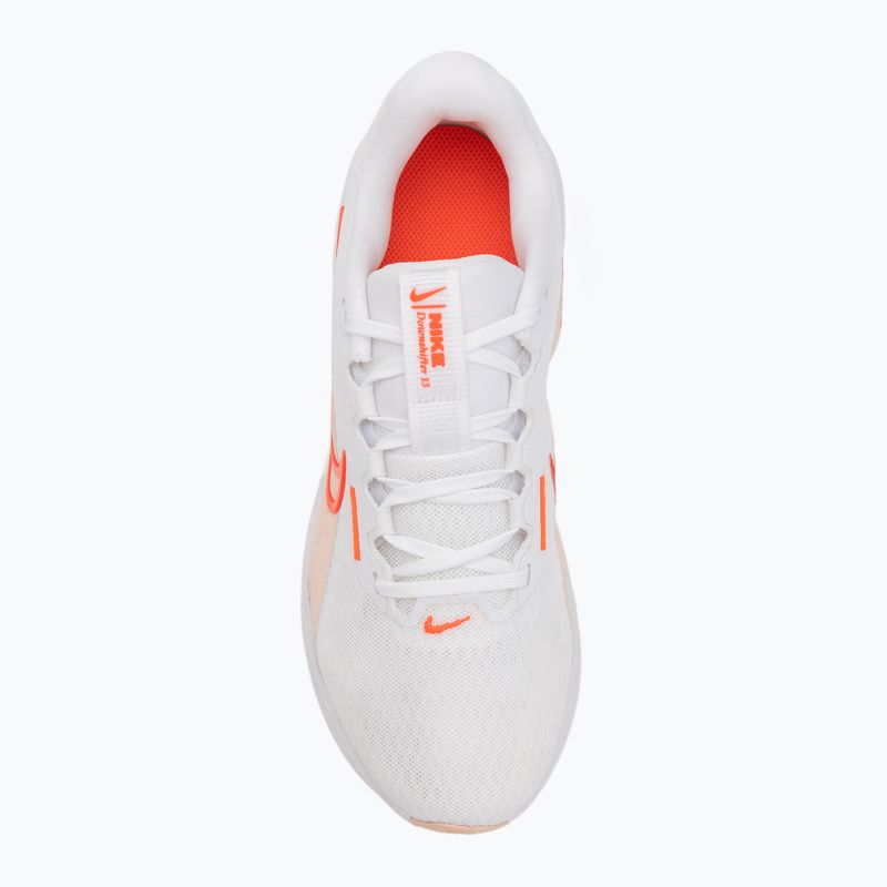 Moteriški bėgimo batai Nike Downshifter 13 astronomy white / bright crimson / washed coral 5