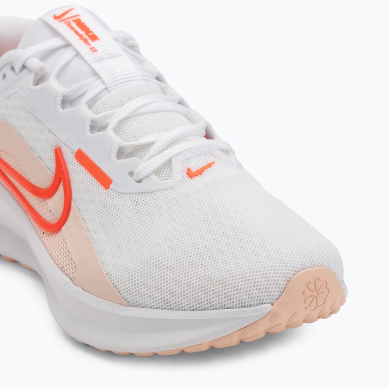 Moteriški bėgimo batai Nike Downshifter 13 astronomy white / bright crimson / washed coral 7