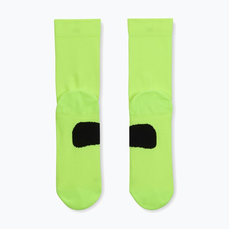 Kojinės Nike Running Midweight Crew volt/black/black 3