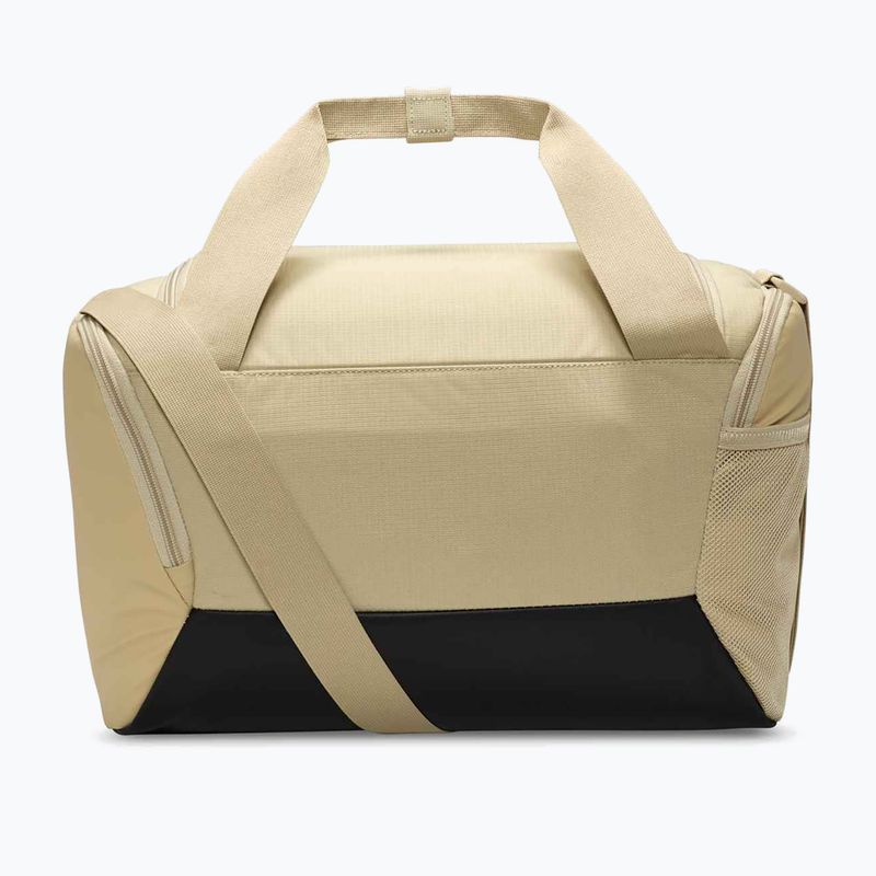 Nike Brasilia 9.5 Duffle 25 l dykumos chaki/juoda/juodos spalvos sporto krepšys 3