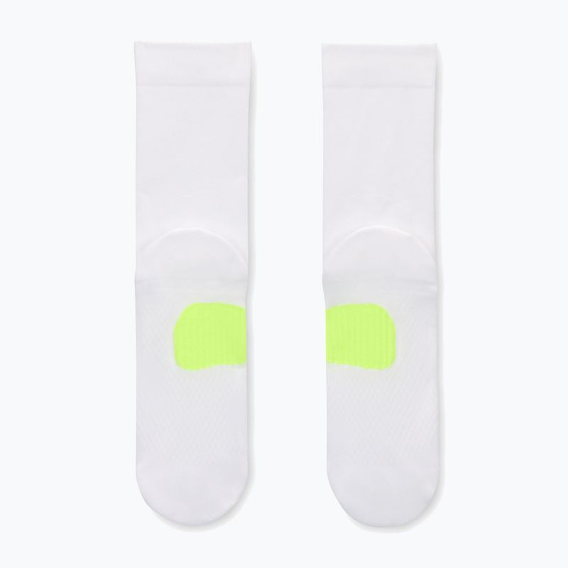 Kojinės Nike Running Midweight Crew white/volt/black 3
