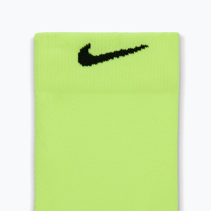 Kojinės Nike Running Midweight Micro Crew volt/black/black 4