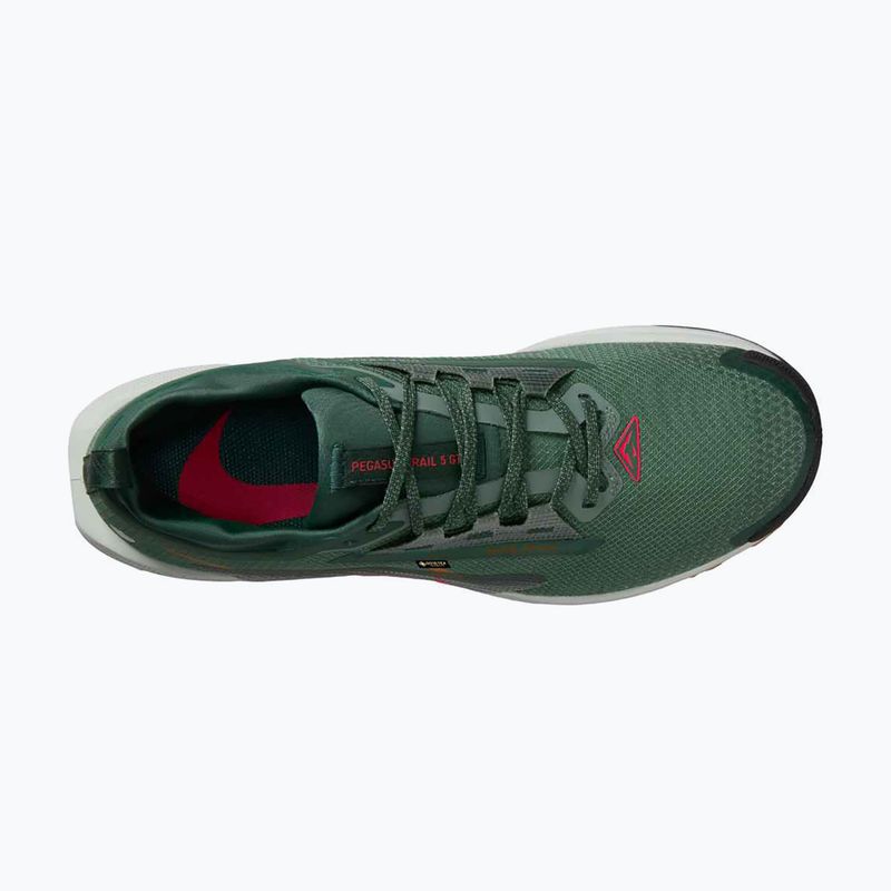 Vyriški bėgimo bateliai Nike Pegasus Trail 5 GORE-TEX eglė / ryškiai raudona / molio žalia 4