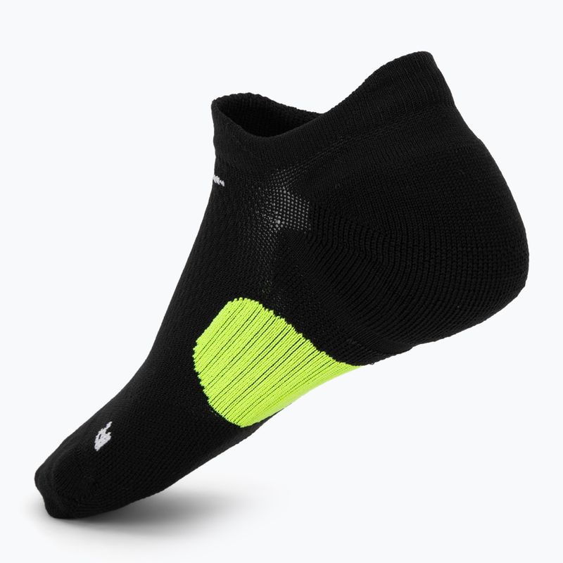 Kojinės Nike Running Midweight No-Show black/smoke grey/white 2