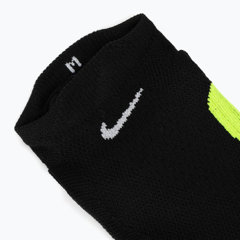 Kojinės Nike Running Midweight No-Show black/smoke grey/white 3