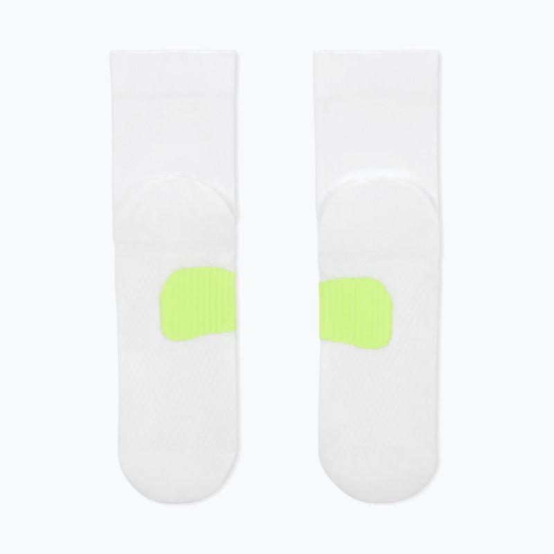 Kojinės Nike Running Midweight Micro Crew white/volt/black 3