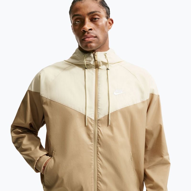 Vyriška striukė Nike Sportswear Windrunner parachute beige/light khaki/white 4