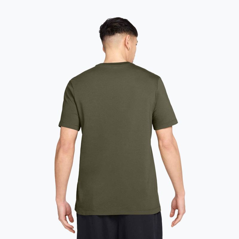 Vyriški marškinėliai Nike Sportswear Club medium olive/parachute beige 2