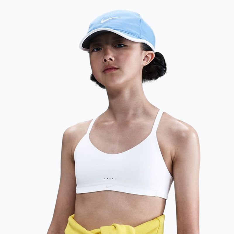 Mergaičių liemenėlė Nike Alate White/Light Smoke Grey