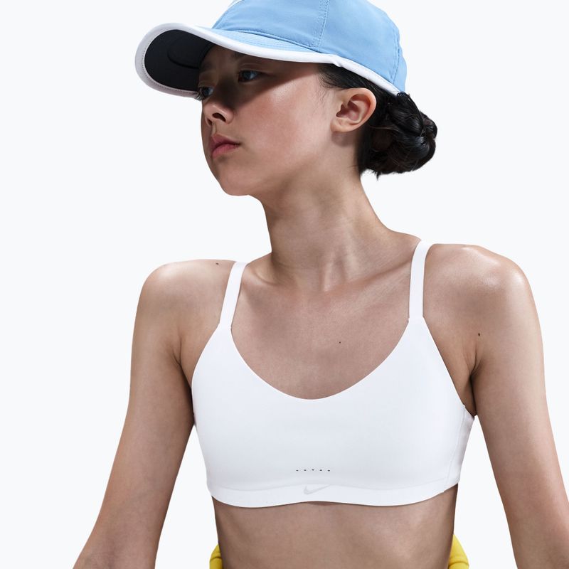 Mergaičių liemenėlė Nike Alate White/Light Smoke Grey 4