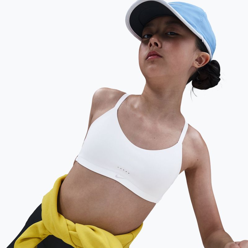 Mergaičių liemenėlė Nike Alate White/Light Smoke Grey 5
