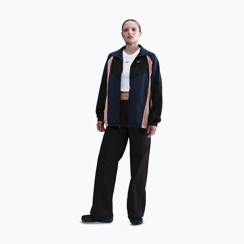 Moteriška striukė Nike Sportswear Oversized midnight navy/black/particle pink/sail 2