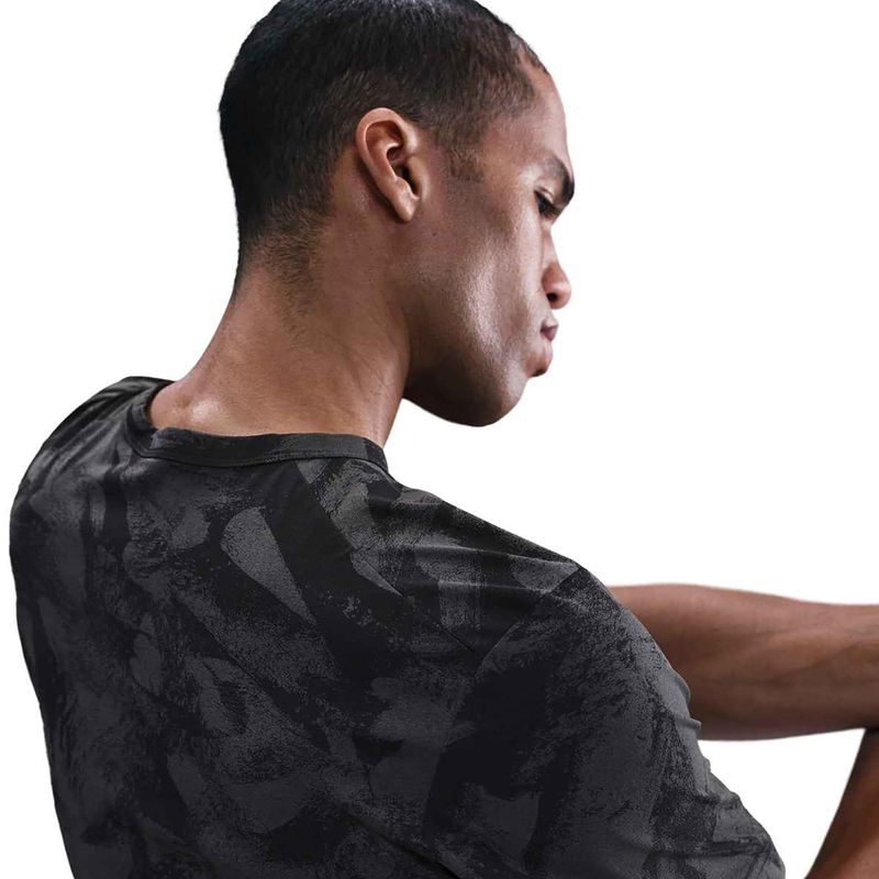 Vyriški marškinėliai Nike Hyverse Dri-Fit UV antracitinės/baltos spalvos 4