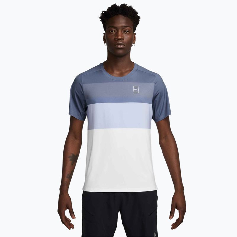 Vyriški teniso marškinėliai Nike Court Dri-Fit Advantage world indigo / white