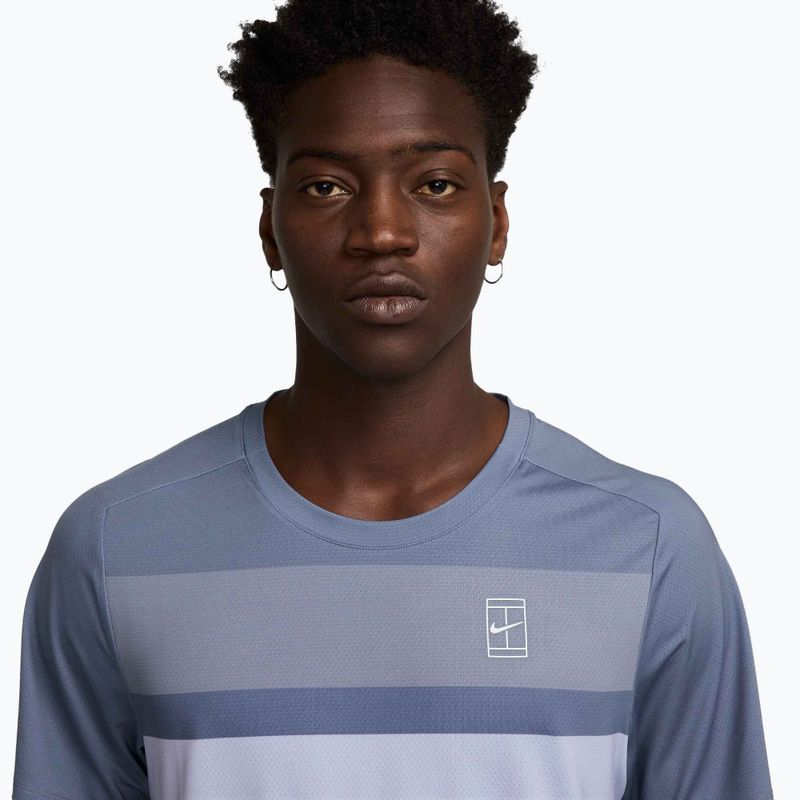 Vyriški teniso marškinėliai Nike Court Dri-Fit Advantage world indigo / white 3