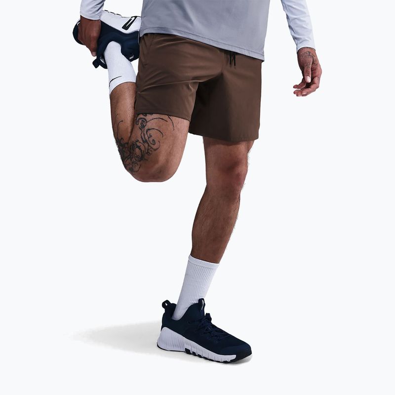Vyriški treniruočių šortai Nike Unlimited baroque brown/black/baroque brown 7