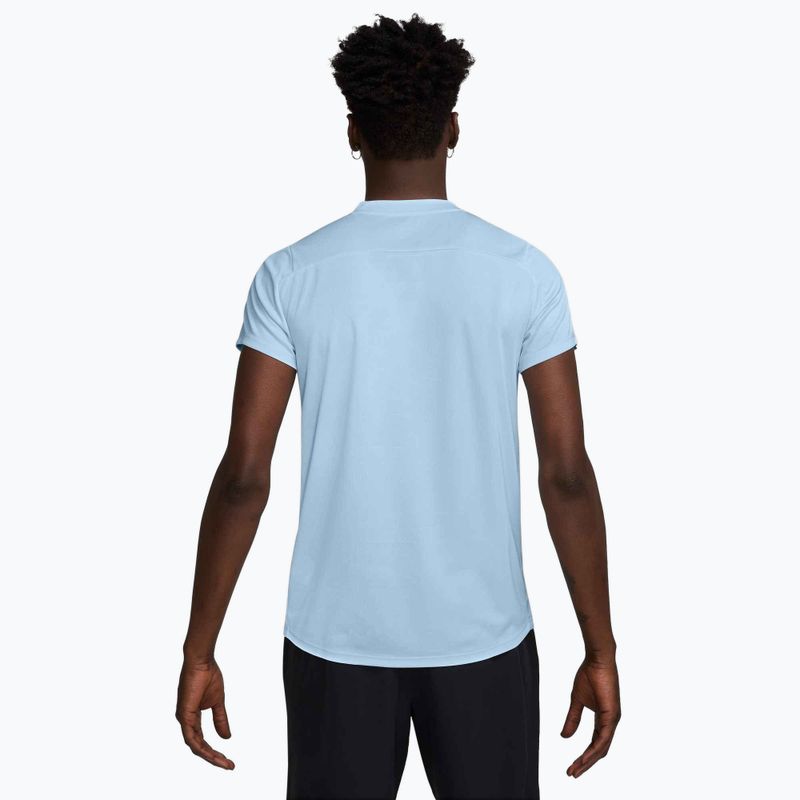 Vyriški "Nike Court Dri-Fit Victory" teniso marškinėliai celestino mėlyna / juoda 2