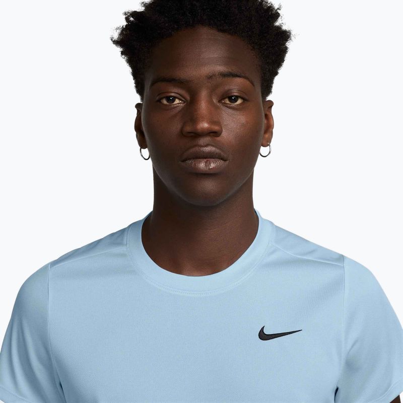 Vyriški teniso marškinėliai Nike Court Dri-Fit Victory celestine blue / black 3