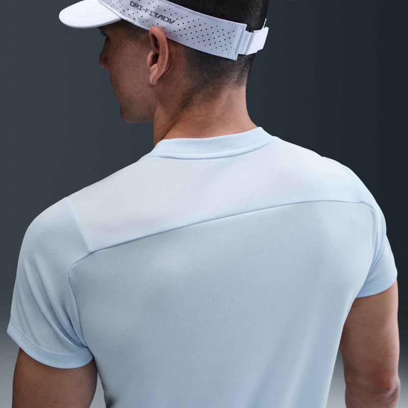Vyriški "Nike Court Dri-Fit Victory" teniso marškinėliai celestino mėlyna / juoda 8