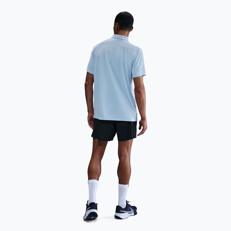 Vyriški teniso marškinėliai Nike Court Dri-Fit Polo Solid celestine blue / black 3