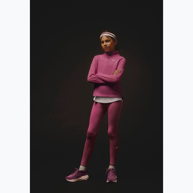 Vaikiškos tamprės Nike One Dri-Fit High-Waisted sweet beet/white 7