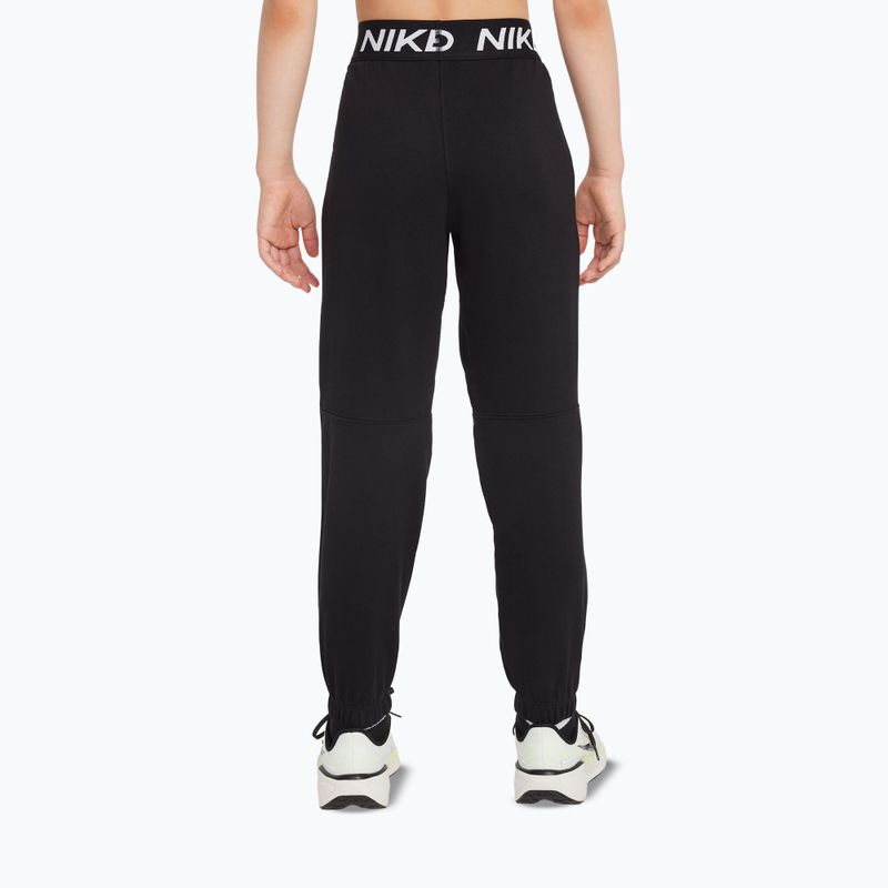 Vaikiškos kelnės Nike Pro Fleece black/black/black/white 3