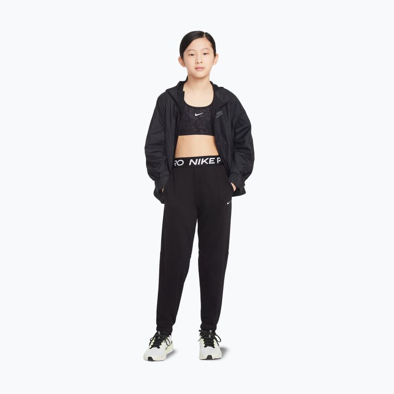 Vaikiškos kelnės Nike Pro Fleece black/black/black/white 2