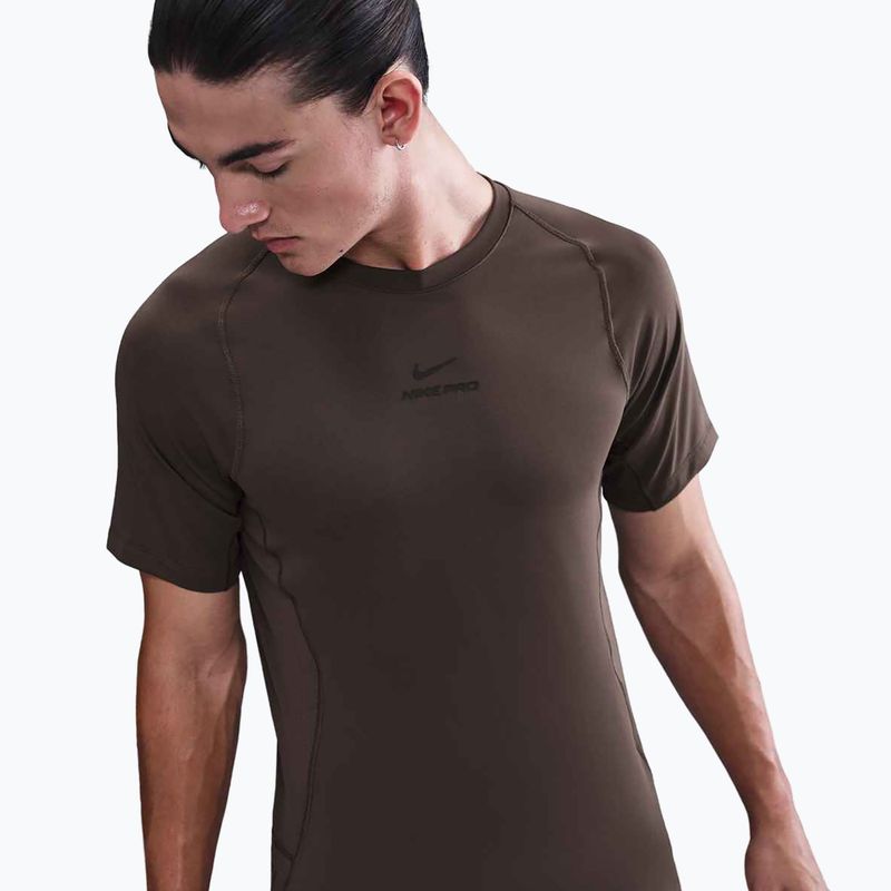 Vyriški treniruočių marškinėliai Nike Pro Training Dri-Fit baroque brown/black 4