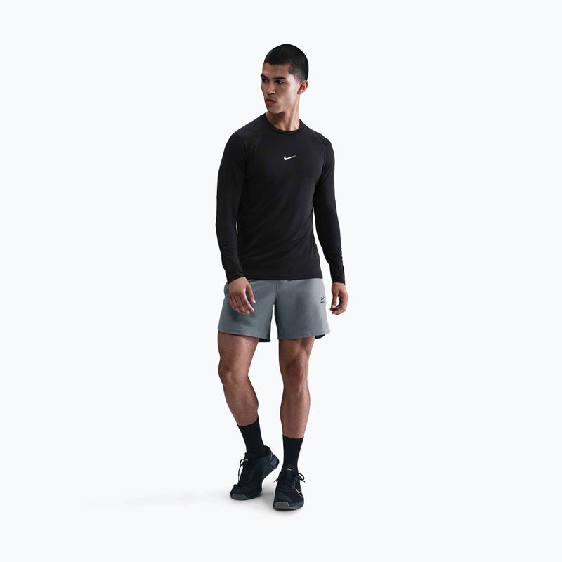 Vyriški šortai Nike Pro Training Dri-Fit 6" smoke grey/black 2