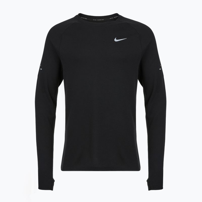 Vyriški bėgimo marškinėliai ilgomis rankovėmis Nike Stride Dri-Fit Waffle Crew black 7
