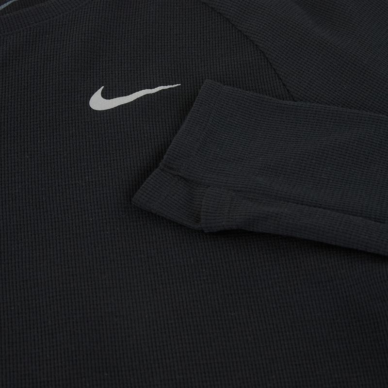 Vyriški bėgimo marškinėliai ilgomis rankovėmis Nike Stride Dri-Fit Waffle Crew black 10