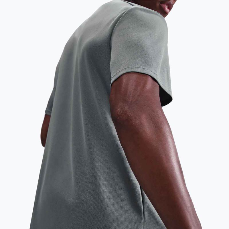 Vyriški bėgimo marškinėliai Nike Miler Dri-Fit UV smoke grey 4